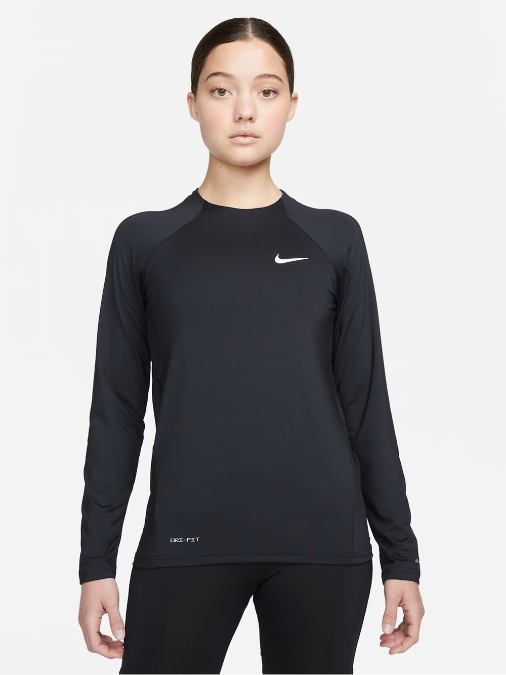 Nike Swim Hydroguard Women's Dri-FIT UV Long Sleeve Top - Black